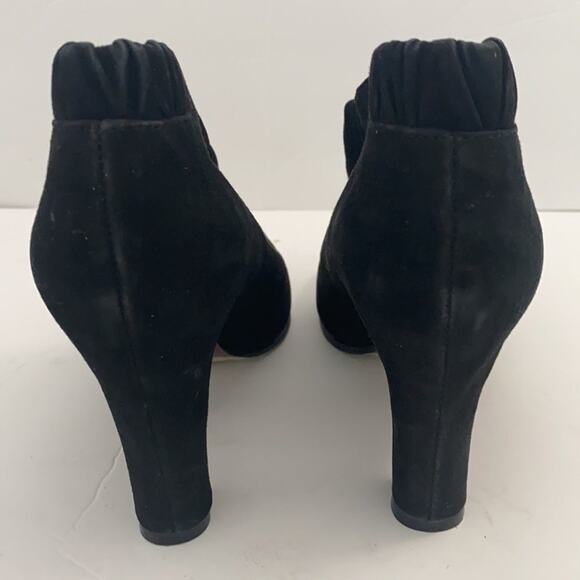 Sam Edelman Simone Black Suede Leather Bootie Size 6.5 - Picture 3 of 8